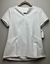Adar Scrubs Contemporary Fit White Size XS Top and Bottom NEW