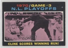 1971 O-Pee-Chee Ty Cline #201 11bd