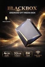 BLACKBOX B Android 14 Media Box 8K HDR 32GB Bluetooth Remote Wi-Fi Ethernet HDMI