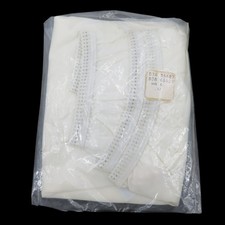 VTG Sears 3 Pack Womens 6 Solid Ivory Panties All Nylon NEW Open Package Granny