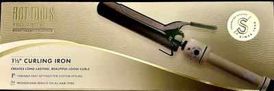 Hot tools Pro artist nano ceramic 1 1/2   Spring curling iron 450F 