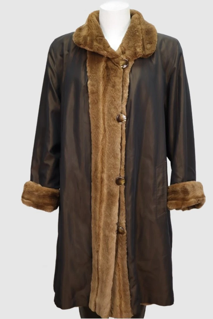 Sheared Mink Coat Reversible for sale - eBay