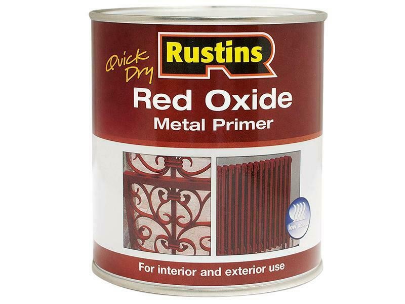 Rustins Quick Dry Red Oxide Metal Primer 250Ml RUSROMP250Q
