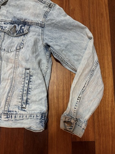 Denim Blue Acid Stone Wash RIPCURL Jacket Womens size L - Picture 4 of 10