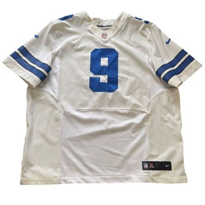 Nike NFL Dallas Cowboys Tony Romo #9 Official Game Jersey White Size 56