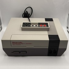 NINTENDO ENTERTAINMENT SYSTEM NES ORIGINAL GREY HOME CONSOLE