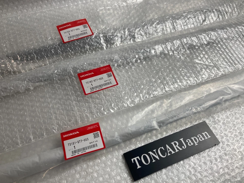 HONDA Genuine ACURA Integra DC1 DC2 93-01 Front Glass Windshield Molding Set - Imagem 4 de 4