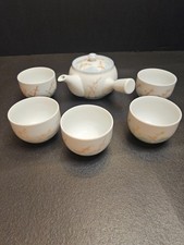 Vintage Japanese Hand Painted Arita Ware Teapot with 5 Cups 955