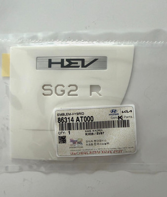 GENUINE OEM REAR Hybrid ''HEV'' Logo Emblem 86314-AT000 for 2022-2024 KIA Niro