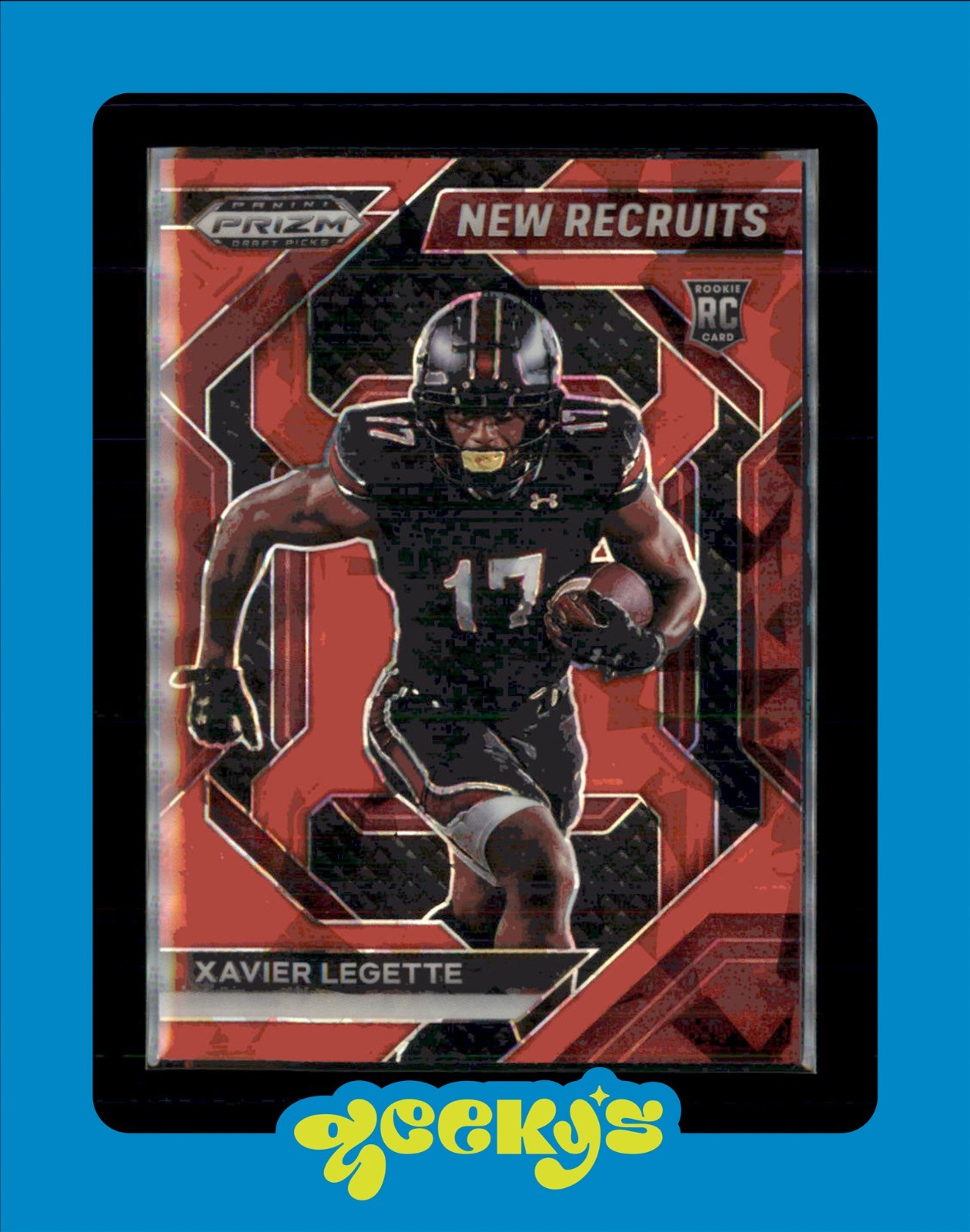 Xavier Legette Panini Prizm Draft Picks New Recruits #NRXLE Red Ice