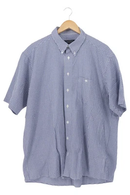 CASAMODA Chemise Homme Bleu Carreaux Manches Courtes (EU 44) - Photo 1/4