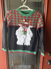 Youth Blizzard Bay Ugly Christmas Sweater  Rad Wrap  Size L 14-16 NWT