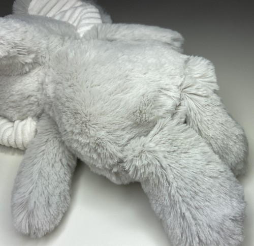 Carters Gray Elephant Plush Ribbed Ears 10” Stuffed Animal Baby Lovey #67600 - Picture 7 of 10
