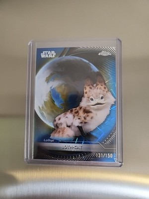 2025 Topps Hyperspace Star Wars Loth Cat Lothal Blue Refractor - /150