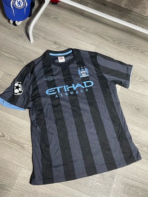Manchester City 2012/13 #21 SILVA Men's Size 42 Jersey Football