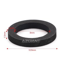 4PCS 8 1.5 1.5mm Tire Belt Loop Rubber Ring For Cassette Deck Tape Recorder