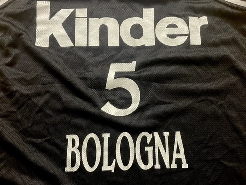 Canotta Basket Virtus Bologna Danilovic Ginobili Eurolega Kinder Vintage Maglia - Imagen 6 de 8