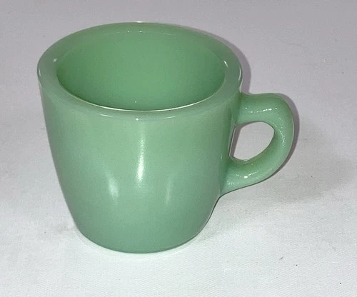 Fire King Thick Heavy Jadeite Coffee Mug