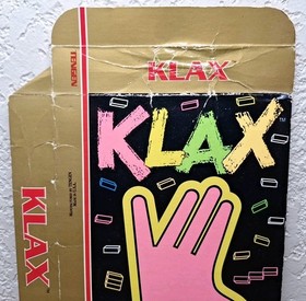Klax - Box Only - Nintendo Nes (No Game - No Manual)