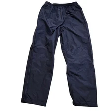 Vtg Ripon Jackets Men's Mesh Lined Rain Pants Navy Blue USA Sz L Gorpcore 