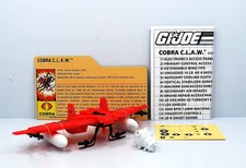 GI Joe 25th Anniversary Red Cobra C.L.A.W. CLAW Loose as Shown - NO FIGURE