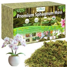 4.4LBS Premium Sphagnum Moss for Plants- 80QT Natural Dried Plant Moss for Po...