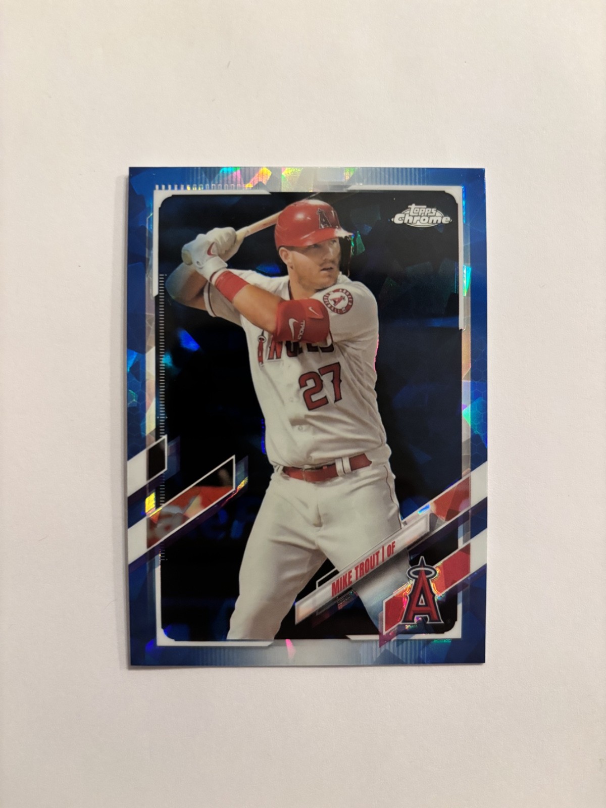 2021 Topps Chrome Sapphire - Mike Trout #27 Refractor