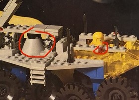 LEGO 6950 classic space mobile rocket transport