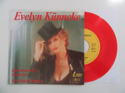 ''7 Single Evelyn Künneke  Kann denn Liebe Sünde sein Das Kind Im Manne Red Vinyl