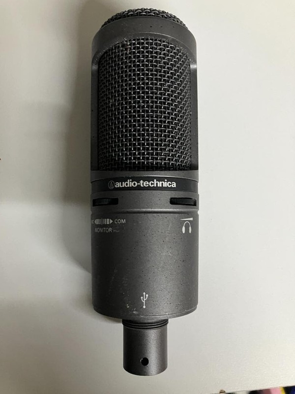 Audio-Technica AT2020USB Condenser Microphone Black Hobby Musical Instrument