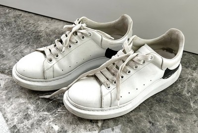 Alexander McQueen Schuhe - Sneaker - weiß mit schwarz - Größe 43