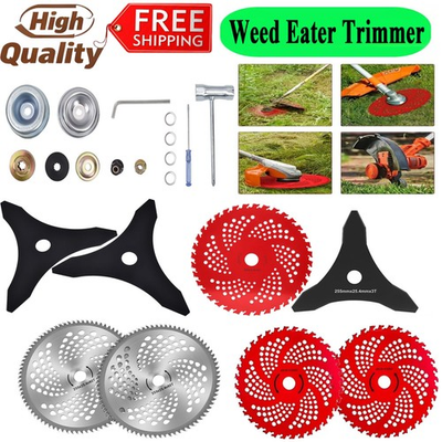#ad #ad Teeth Carbide Tipped Blade Kit for Brush Cutter Weed Eater Trimmer $25.89