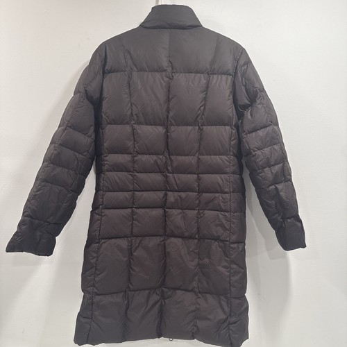 Lands’ End Women’s Down Puffer Coat Brown Long Jacket Size Small S 6-8 - Picture 2 of 15