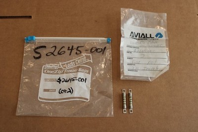 2 Ea. Beechcraft P/N S2645-001 (5920-99-012-0073) Fuse