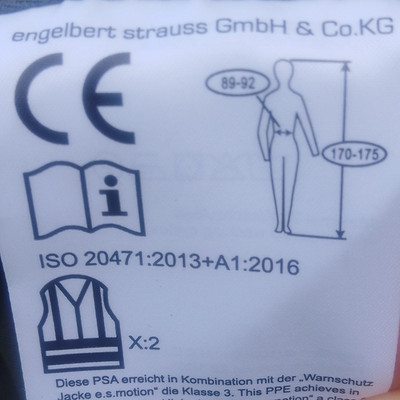 engelbert strauss Warnschutzhose ISO 20471 Herren Gr. 25 Gelb