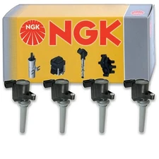 4 pc NGK 48680 U5060 Ignition Coils for ZZB1-18-100 XS2Z-12029-AA UF406T cj