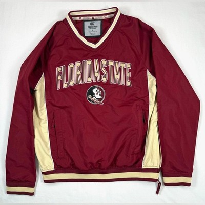 COLOSSEUM Kids  Unisex Garnet Florida State Seminoles Windbreaker Jacket Size M