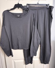 GAP Body Size XXL/XL/L Gray Cotton/Modal Tee Top and Pant Pajama Lounge Set