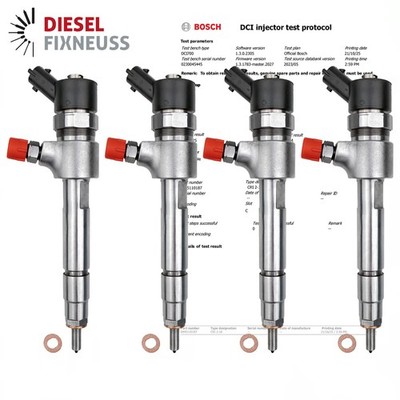 4x Einspritzdüse Injektor Bosch 0445110187 0986435099 Fiat Doblo Fiat Idea 1.9