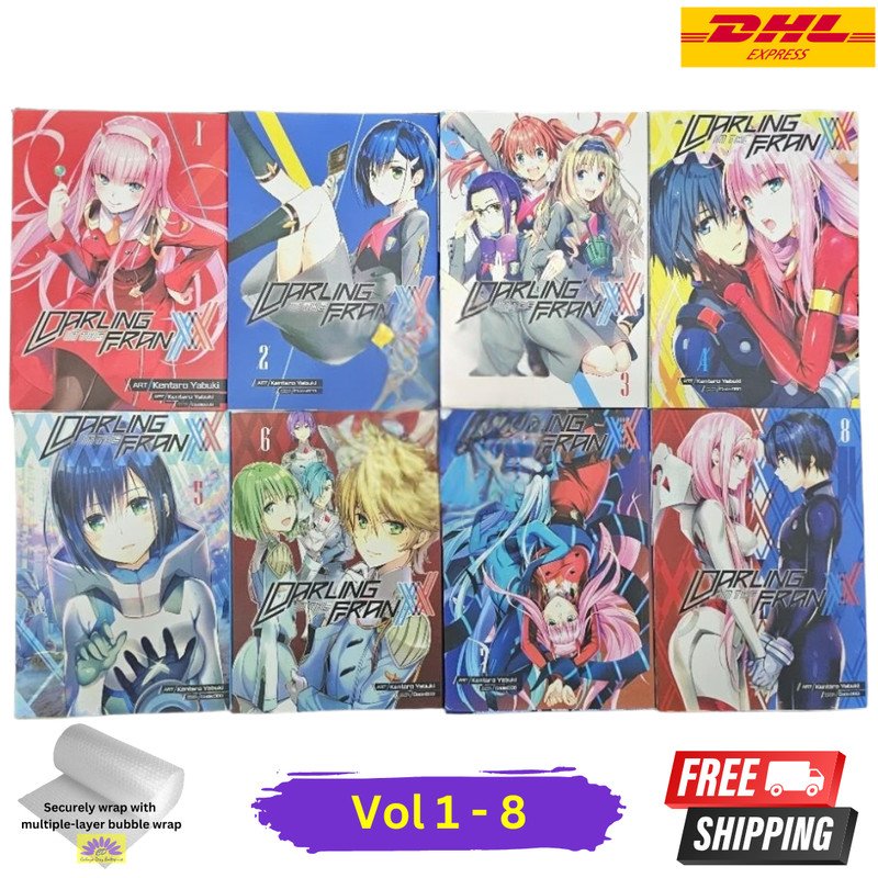Darling in the Franxx Manga Vol 1-8 Full Set English Edition Comic Books New DHL