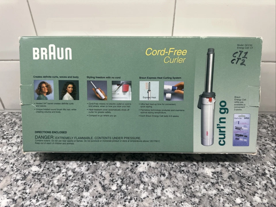 Braun Curl N Go 3/4” Barrel Cord-Free Cordless Curling Iron - Image 2 of 2