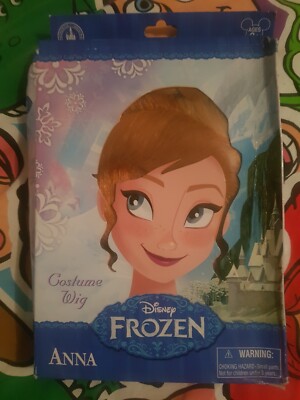 Disney Parks Ex Frozen Princess ANNA Queen Perücke geflochtenes Kostüm 