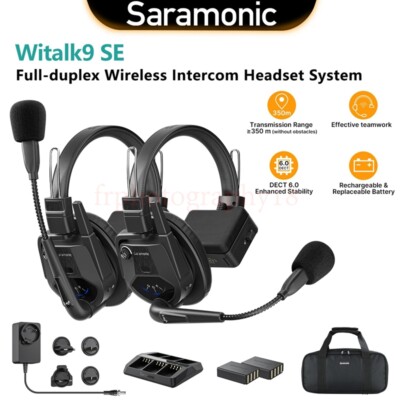 Saramonic Witalk9 SE 2S/3S/4S/5S  Full-duplex Wireless Headset Intercom System 