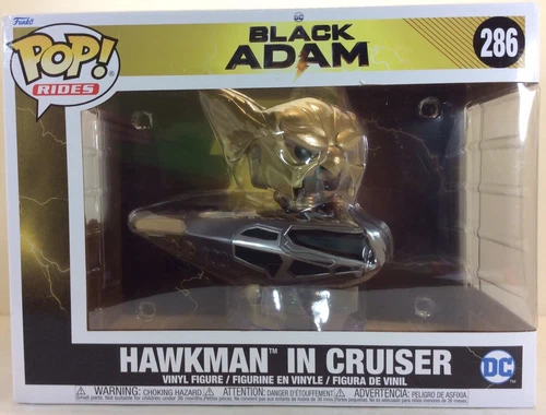 Funko 286 DC Black Adam Hawkman In Cruiser Vinyl Figure