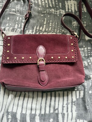 Ted Baker Burgundy Cross Body Bag UK