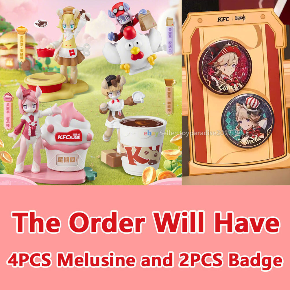 2024 KFC Genshin Impact Character Melusine Happy Meal Toys