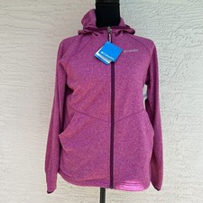 Columbia Clearmont Pink Full Zip Fleece Jacket Girls Size XL