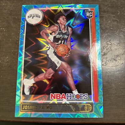2021 NBA hoops Joshua Primo Teal Explosion Hoops Rc Rookie Ssp Teal San Antonio