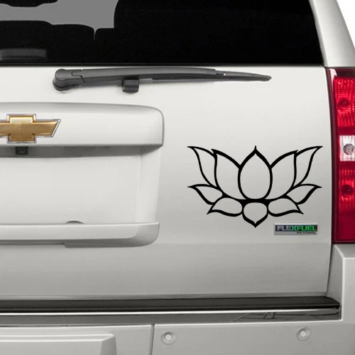 Calcomanía de flor de loto pegatina para trackpad Macbook teclado de computadora portátil pared ventana de automóvil Foto 2 de 4