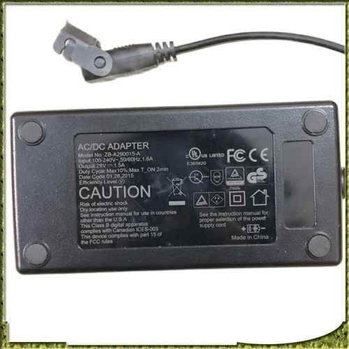 29V 1.5A AC/DC Power Adapter 2PIN for Recliner Sofa Adapter ZB-A290015-A